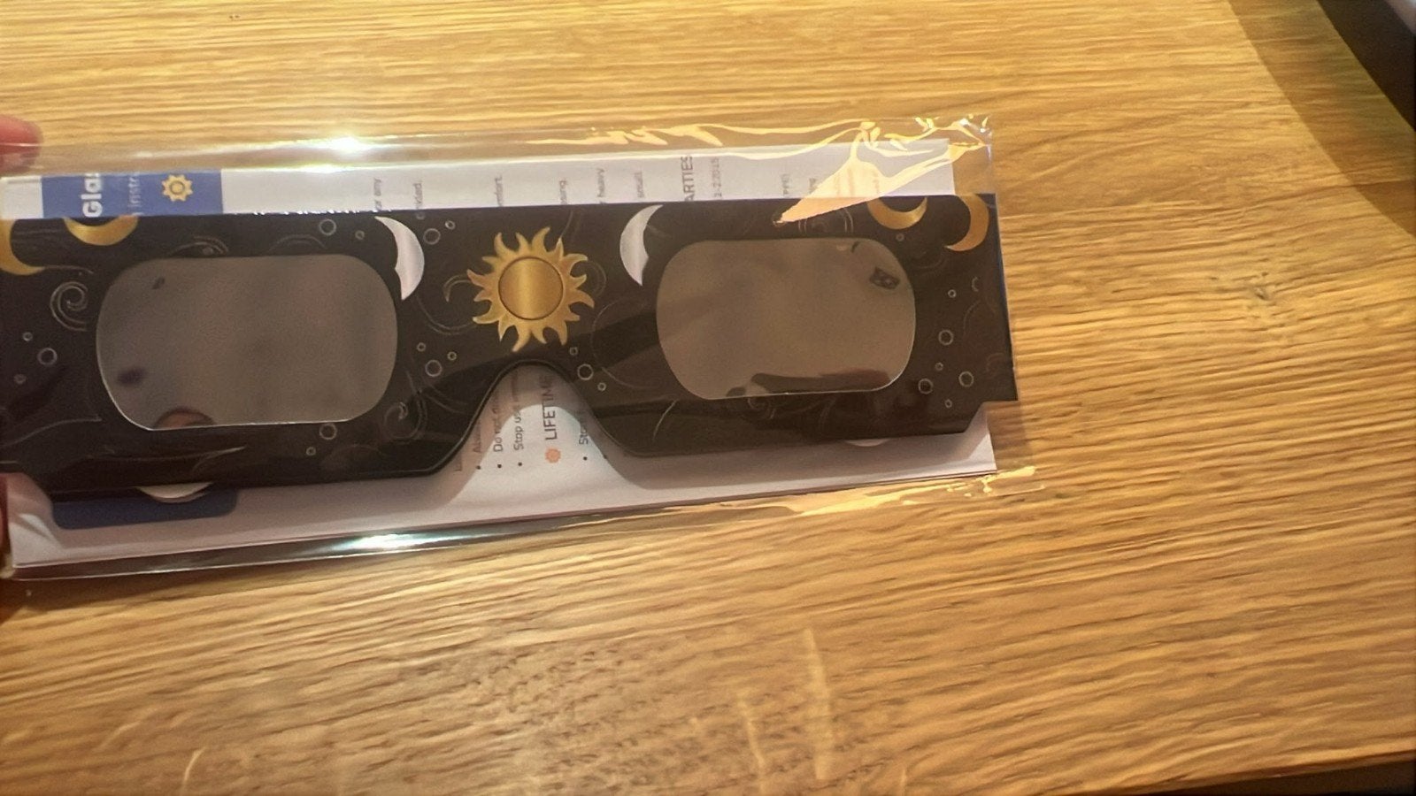 Eclipsbril voor zonsverduistering - Almere afhalen, Zonnebril, Zwart, Nieuw, Ophalen