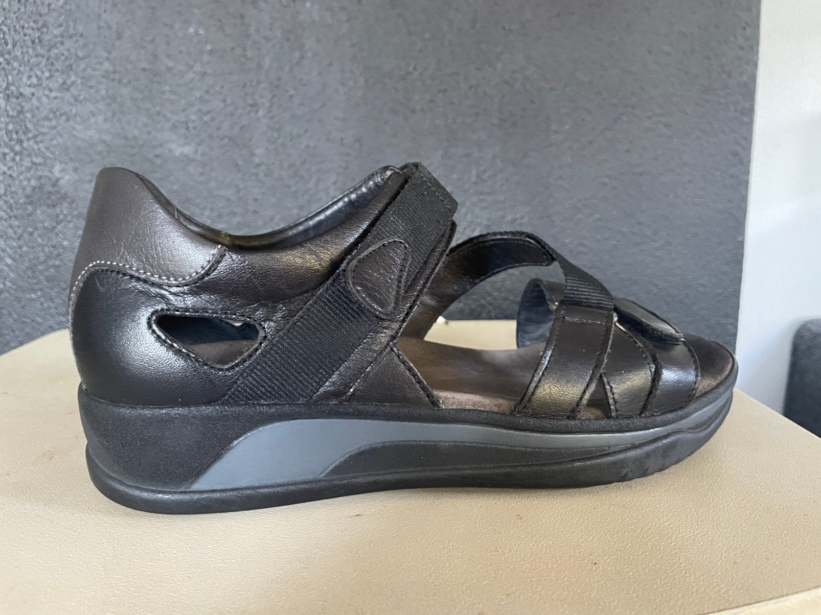 Sandalen Wolky, Kleding | Dames, Schoenen, Zwart, Zo goed als nieuw, Sandalen of Muiltjes, Ophalen of Verzenden