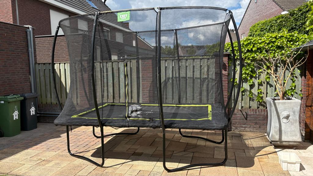Exit Trampoline met Veiligheidsnet - Rechthoekig 3x2, Kinderen en Baby's, Speelgoed | Buiten | Trampolines, Ophalen, Zo goed als nieuw