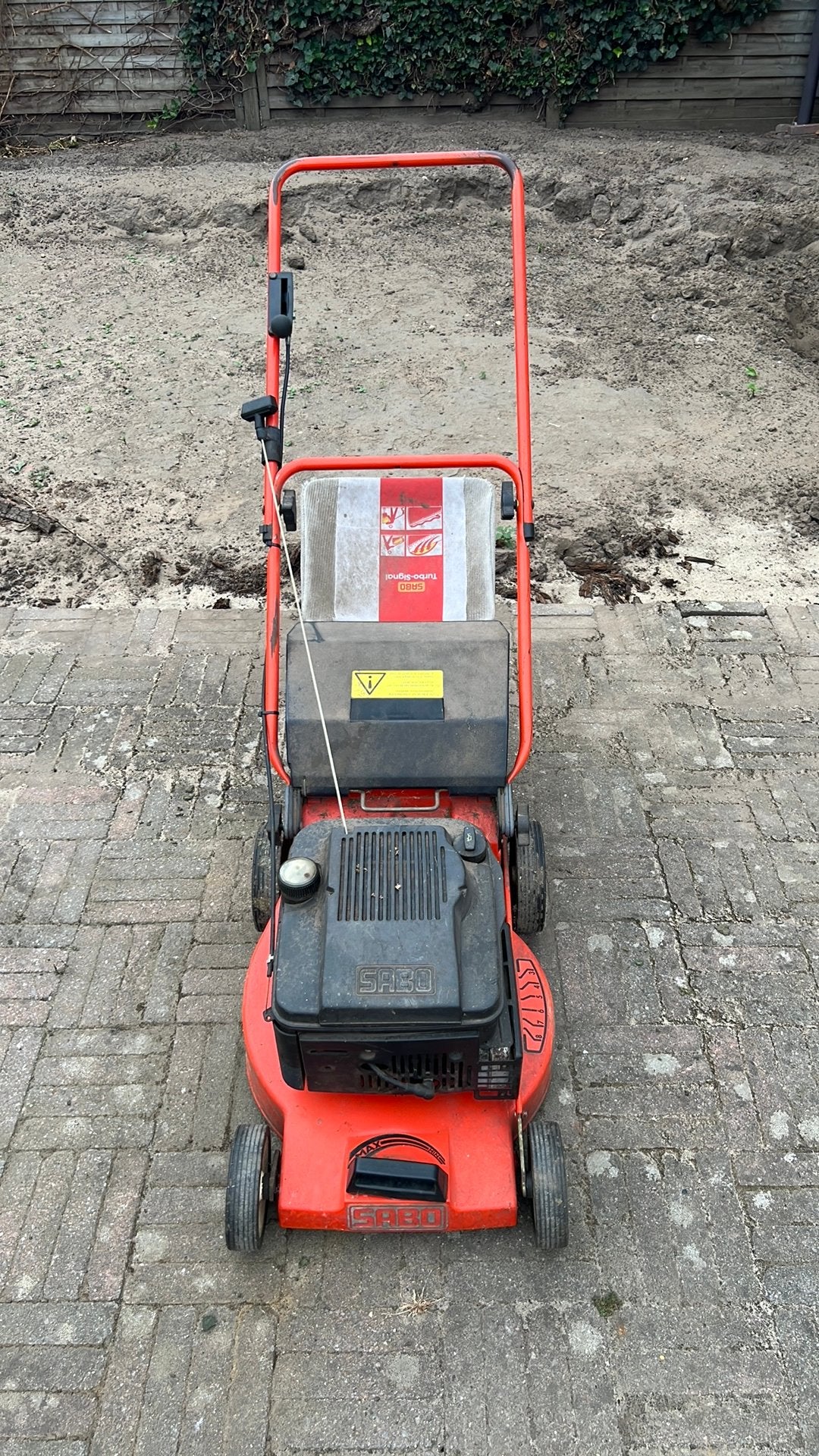 Grasmaaier Sabo, Ophalen, Gebruikt, 40 t/m 49 cm, Opvangzak