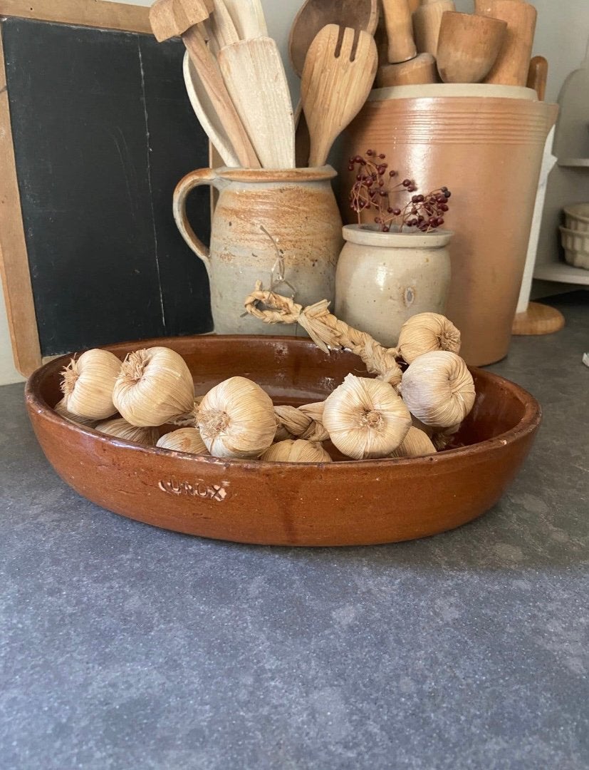 Brocante* oude,franse ovenschaal, Ophalen of Verzenden, Gebruikt
