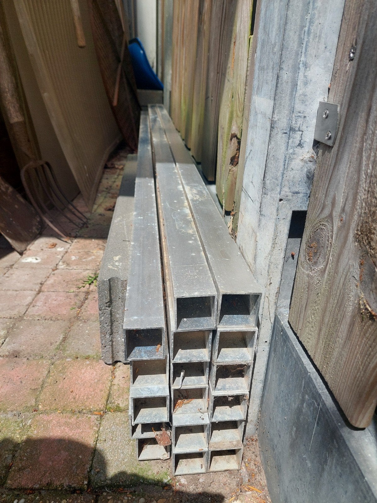 Alluminium koker 40x40x2, Doe-het-zelf en Verbouw, Metalen, Ophalen, Nieuw