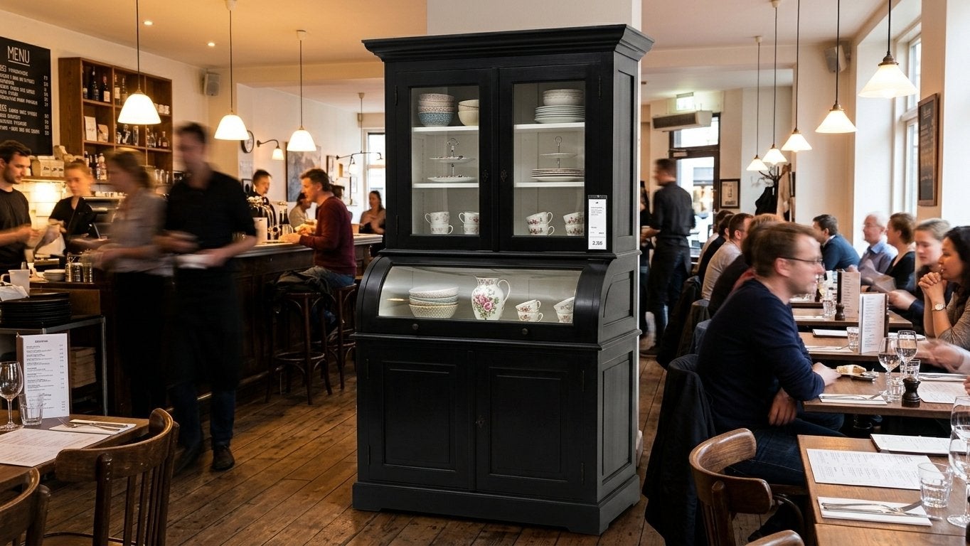 Buffet/vitrinekast OP MAAT GEVERFD (gratis thuis bezorgd), Ophalen of Verzenden, Nieuw