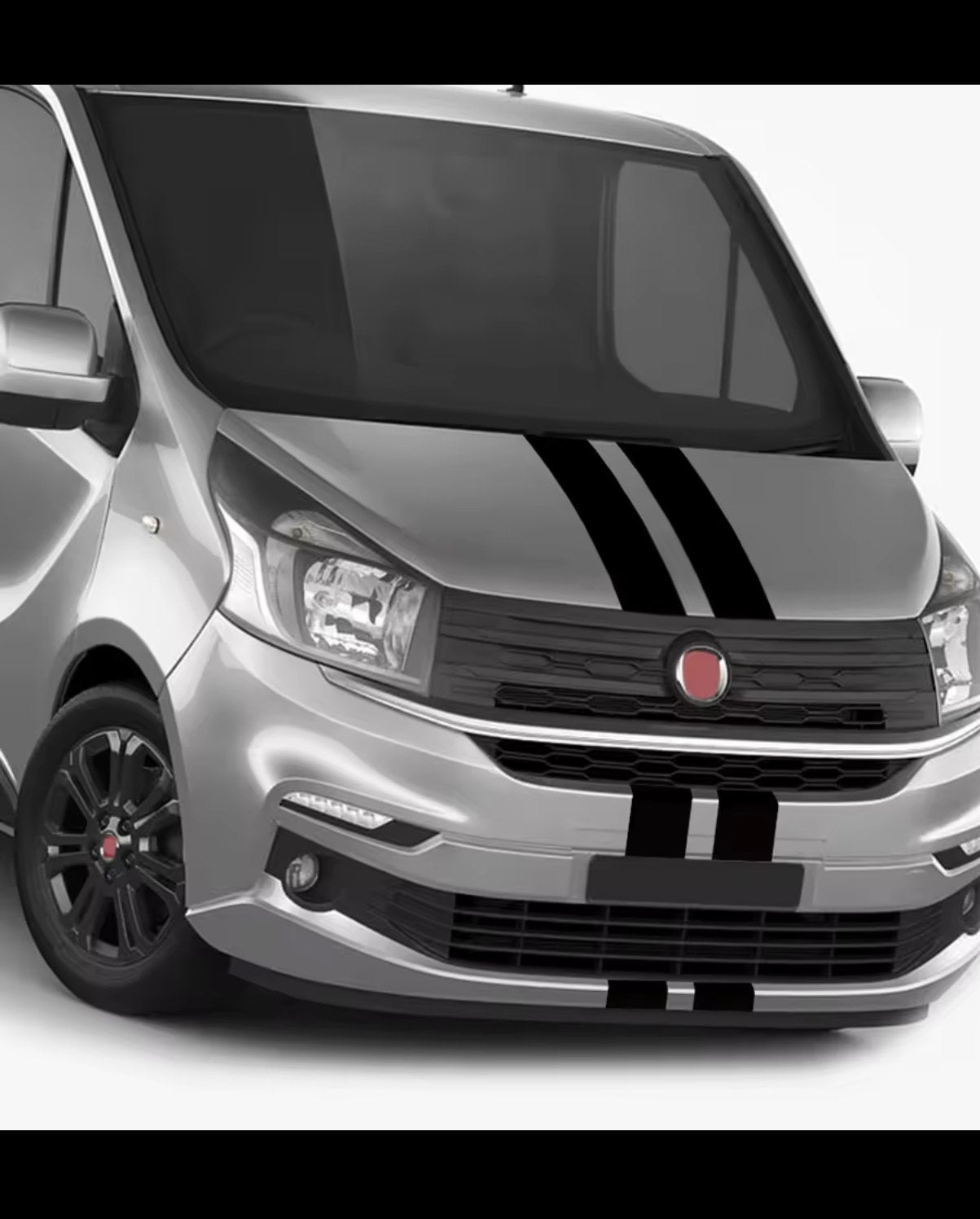 Renault Trafic Complete Sticker Set | Reflecterend | Zwart &, Ophalen of Verzenden