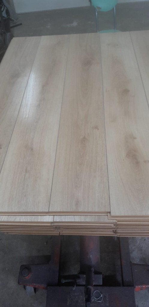 laminaat, Doe-het-zelf en Verbouw, Ophalen, Gebruikt, 50 tot 150 cm, 10 m² of meer
