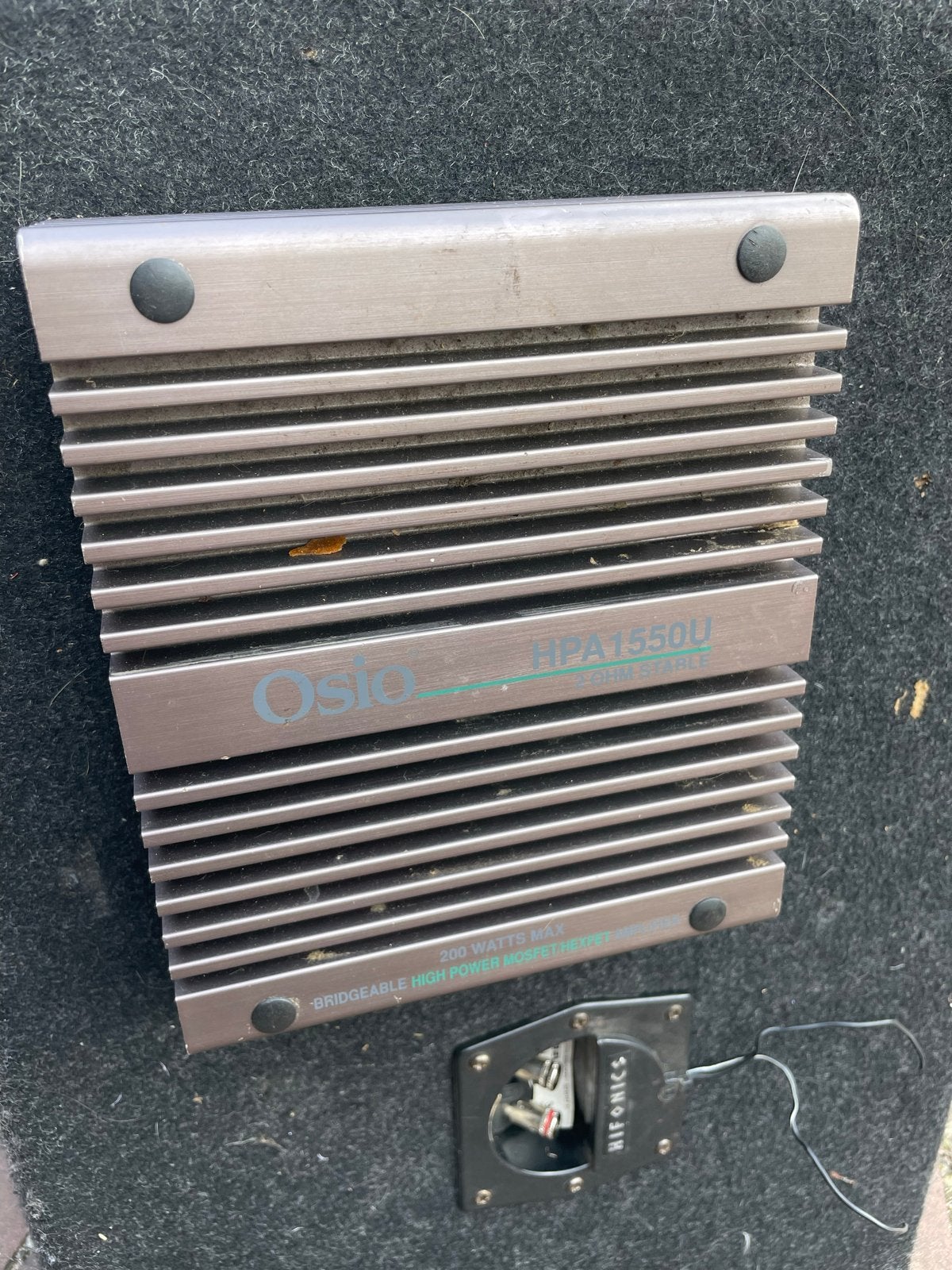 Osio HPA1550U Versterker - 200 Watt Max, Overige merken, Gebruikt, Ophalen of Verzenden, 120 watt of meer