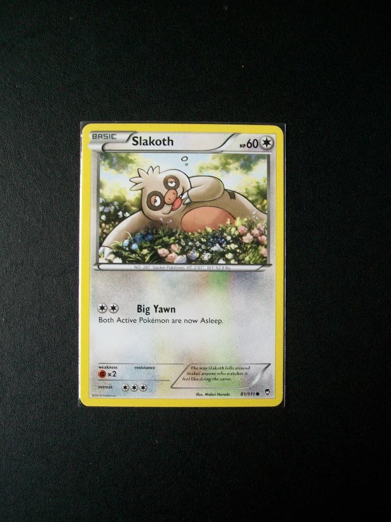 9447: Nieuwe Pokemon Kaart SLAKOTH hp 60 (81/111), Verzenden, Nieuw, Losse kaart