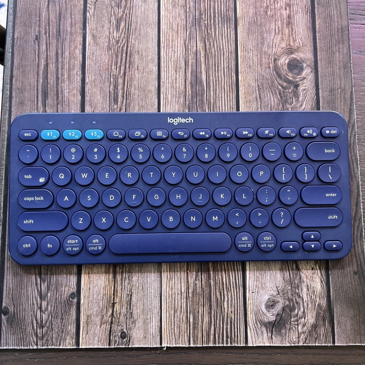 Logitech K380 Bluetooth Toetsenbord - Blauw