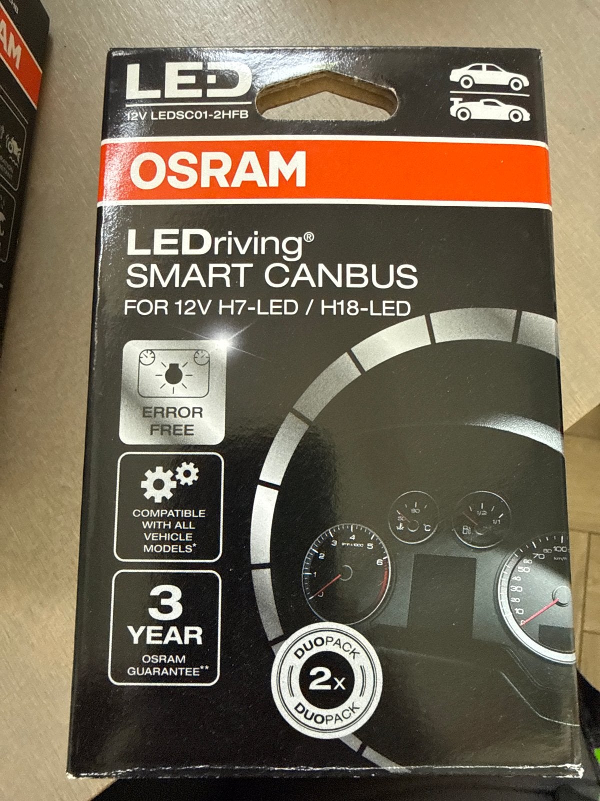 OSRAM LEDriving SMART CANBUS H7-LED / H18-LED (2x), Ophalen of Verzenden, Nieuw, Smart