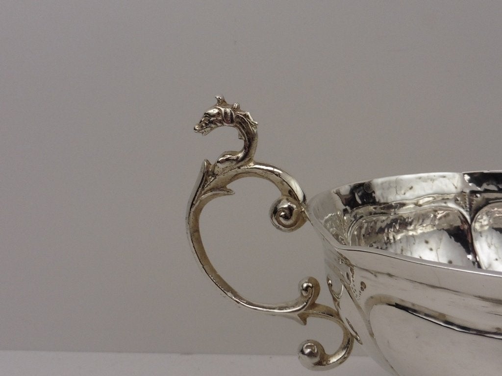 Zilveren brandewijnkom                                   Z43, Ophalen of Verzenden, Zilver