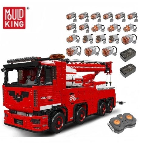Mould King 19008 RC Sleepwagen Truck Kraan nieuw dichte doos, Ophalen of Verzenden, Nieuw, Overige merken