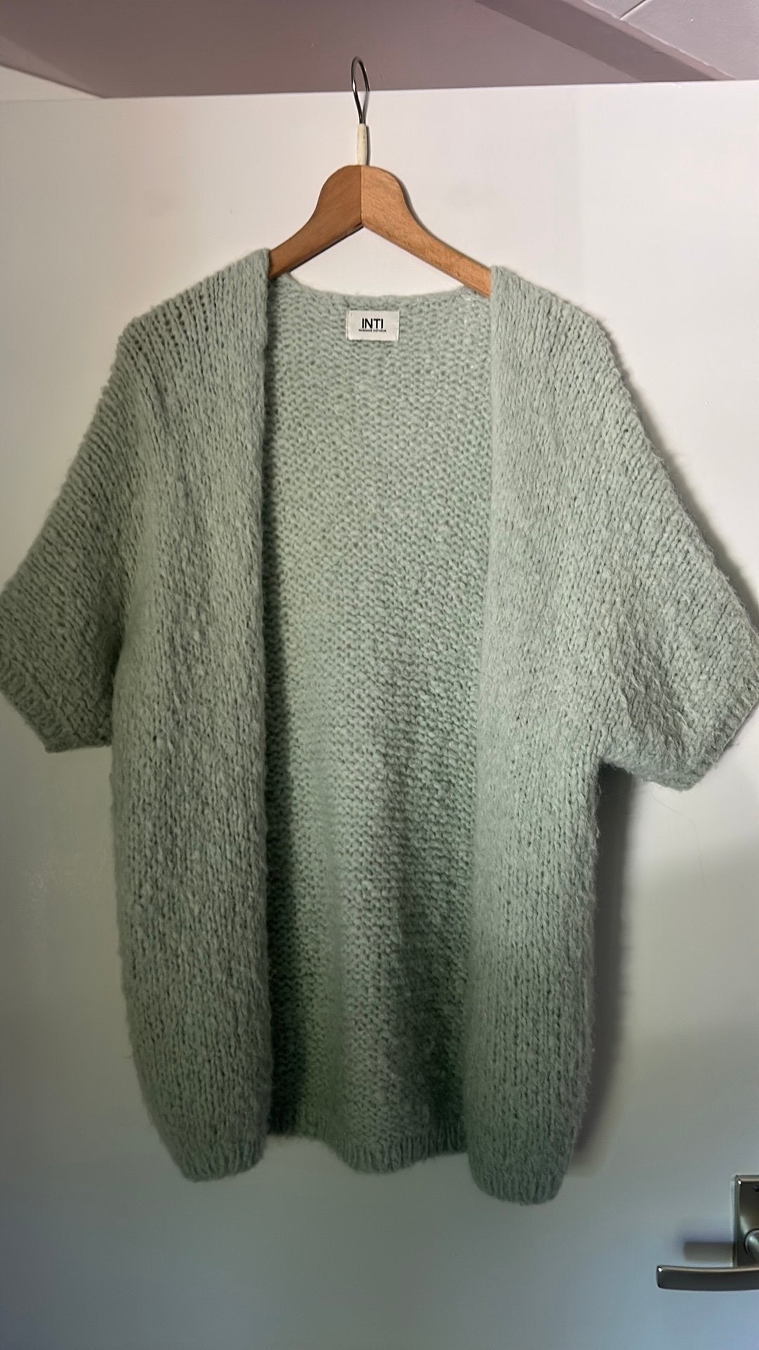 Inti knitwear alpaca wol vest, Kleding | Dames, Ophalen of Verzenden, Zo goed als nieuw, Groen