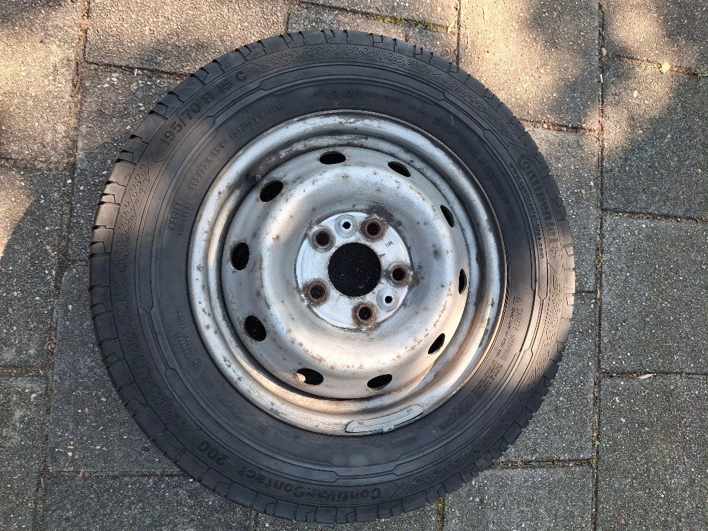 Reserveband ,195/70R15, voor camper of bus, steek 5 X118, Ophalen, Gebruikt