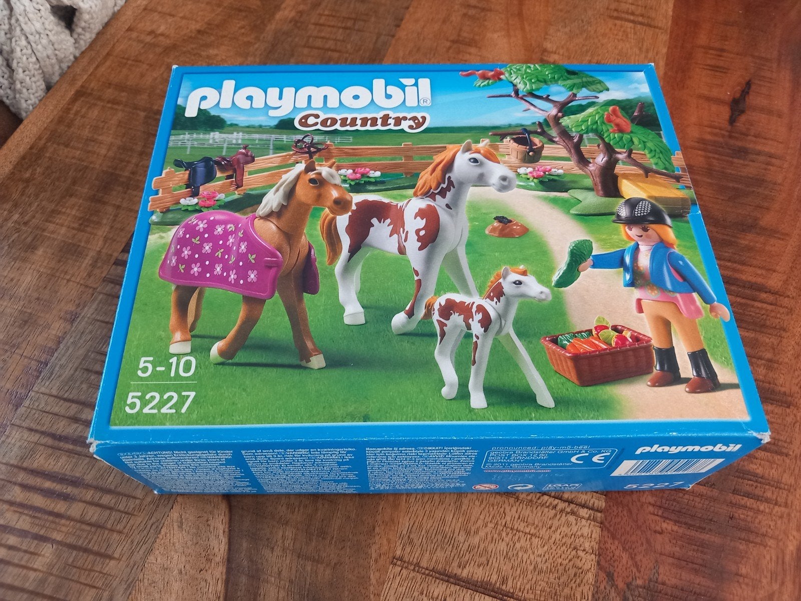 5227 paddock met paardenfamilie, Complete set, Overige typen, Ophalen of Verzenden, Zo goed als nieuw