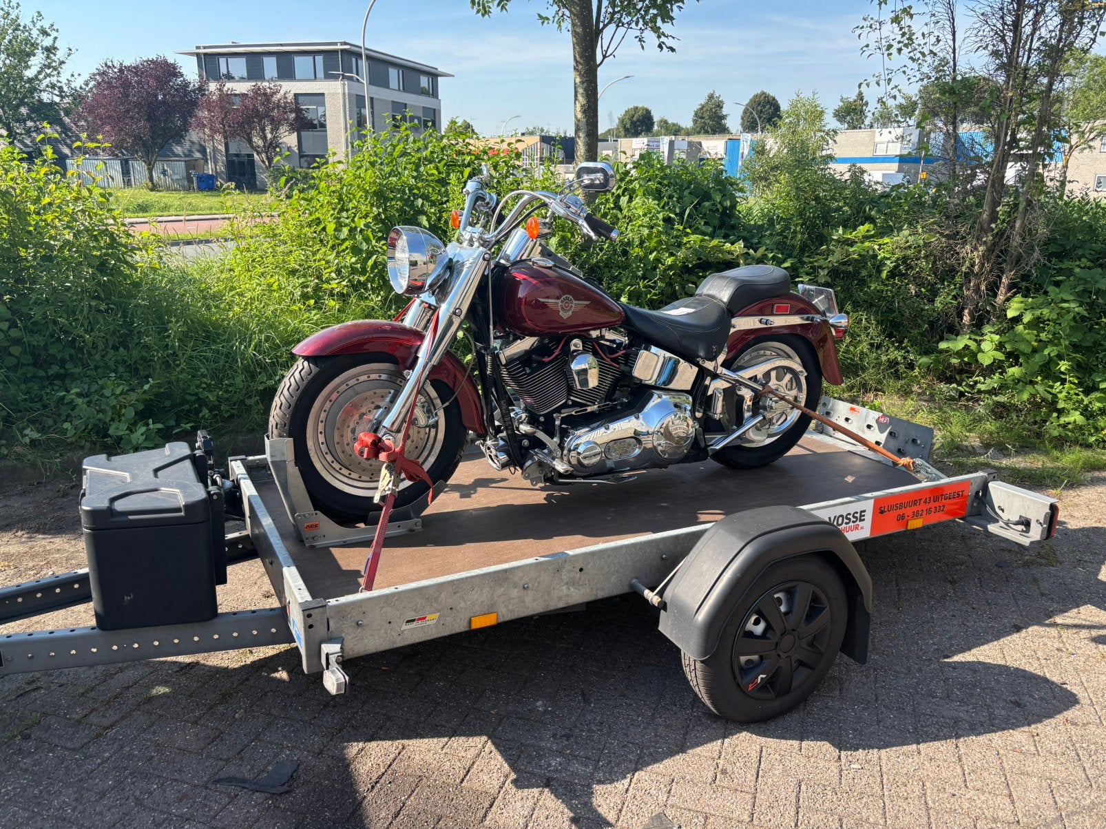 GEZOCHT: solo seat Harley Davidson Softail Fatboy, Ophalen of Verzenden, Gebruikt