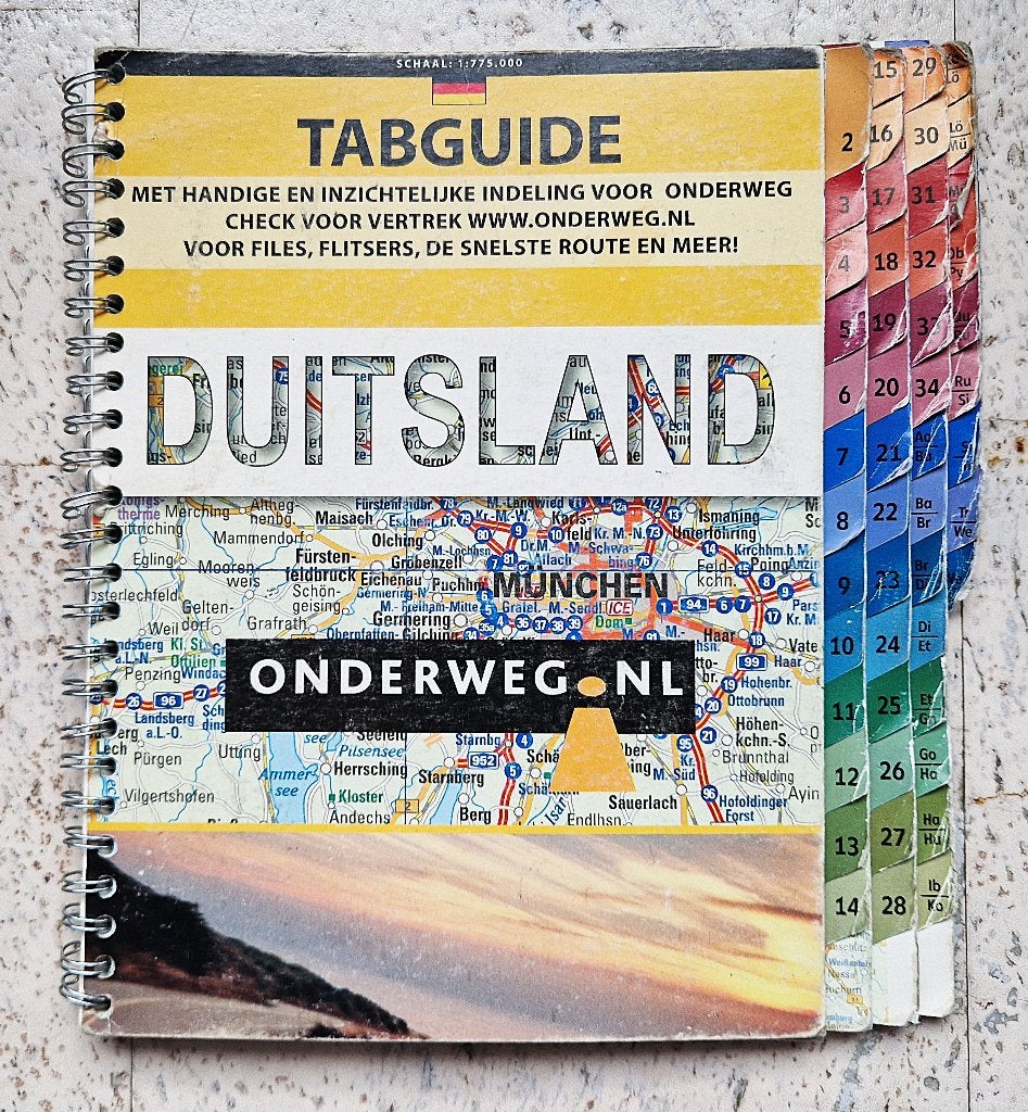 Duitsland wegenatlas (Falk / Onderweg) - Ringband, Ophalen of Verzenden, 2000 tot heden, Landkaart