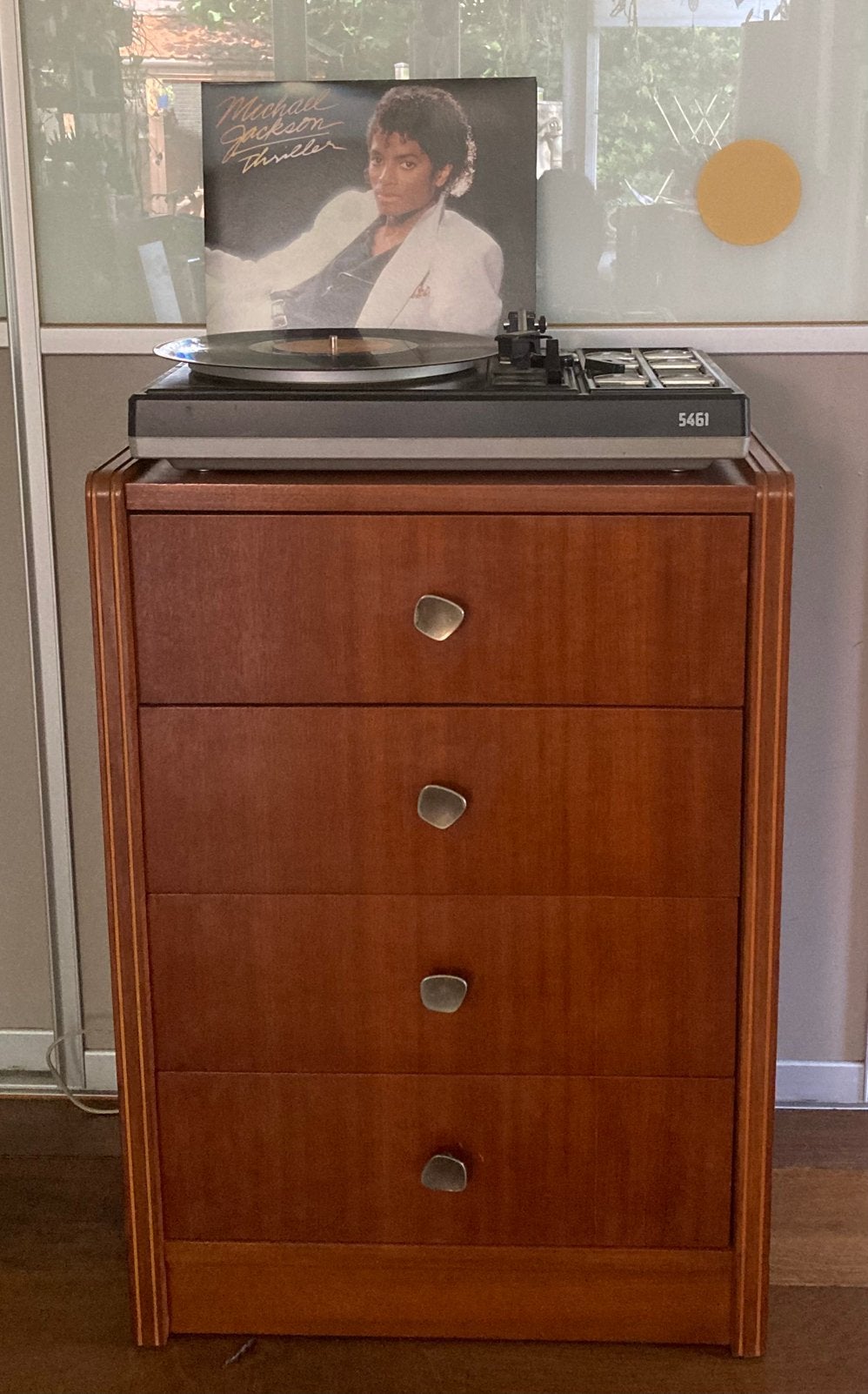 🌻Vintage retro kastje teak hout 4 lades sideboard, Huis en Inrichting, Ophalen, Vintage retro mid century jaren 60 sixties, Teakhout