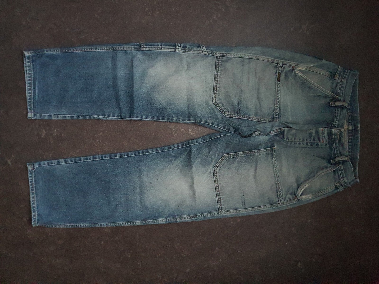 Diesel broek spijkerbroek jeans W31 L32 oversized Z.G.A.N, Diesel, Blauw, W32 (confectie 46) of kleiner, Ophalen of Verzenden