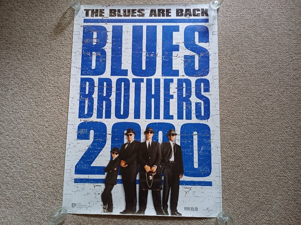 BLUES   BROTHERS   2000     filmposter., Verzamelen, Rechthoekig Staand, Verzenden, Nieuw, A1 t/m A3