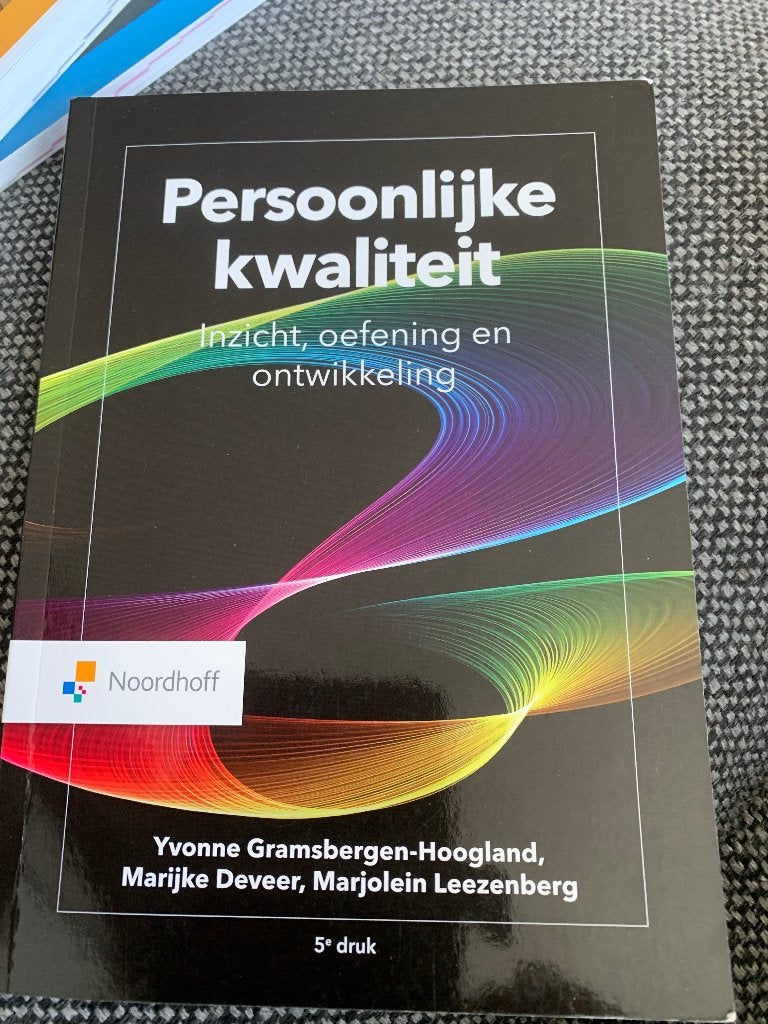 Persoonlijke kwaliteit: Inzicht, oefening en ontwikkeling, Diverse auteurs, Zo goed als nieuw, Gamma, HBO