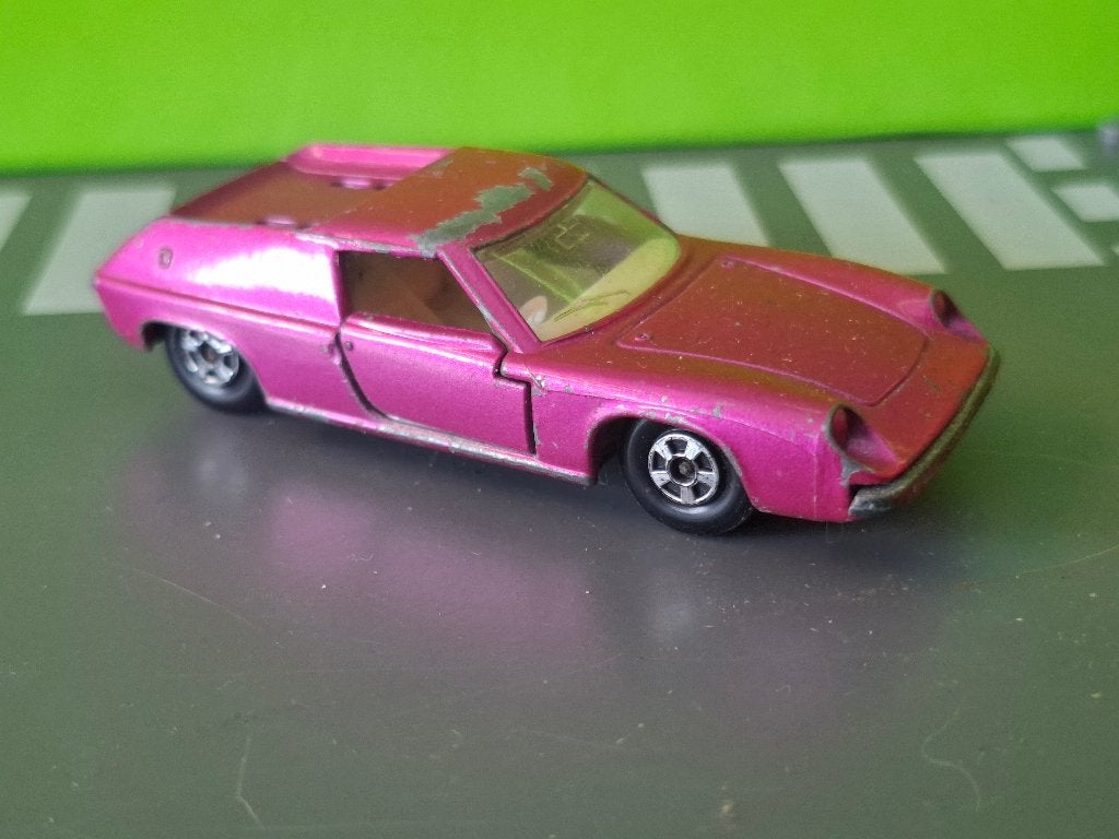 Matchbox 5 - Lotus Europa [paars] 1/60 4, Ophalen of Verzenden, Gebruikt, Auto