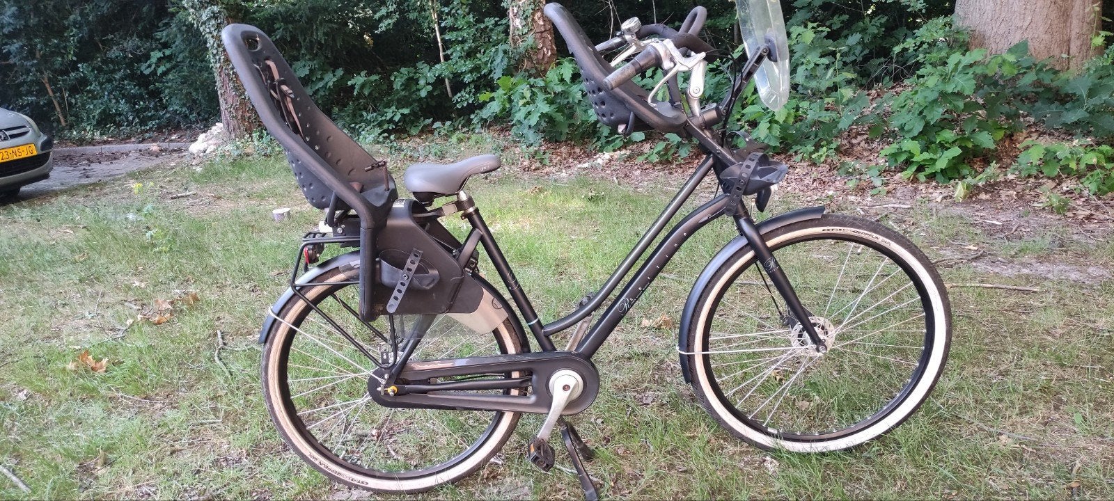 Cortina Roots Moederfiets 54cm 28inch compleet, 2 zitjes, Versnellingen, Trommelrem, Ophalen