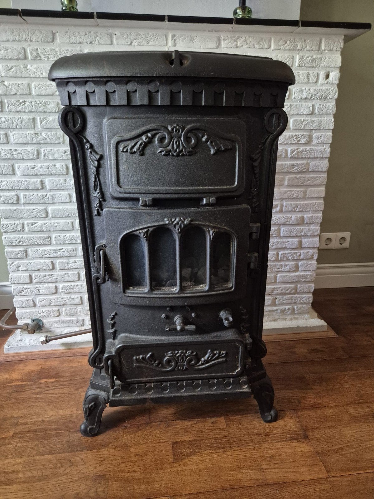 Thermocet Rose 9 Gaskachel - Vrijstaand, 9.9 kW, Gebruikt, Gas, Ophalen of Verzenden, Vrijstaand