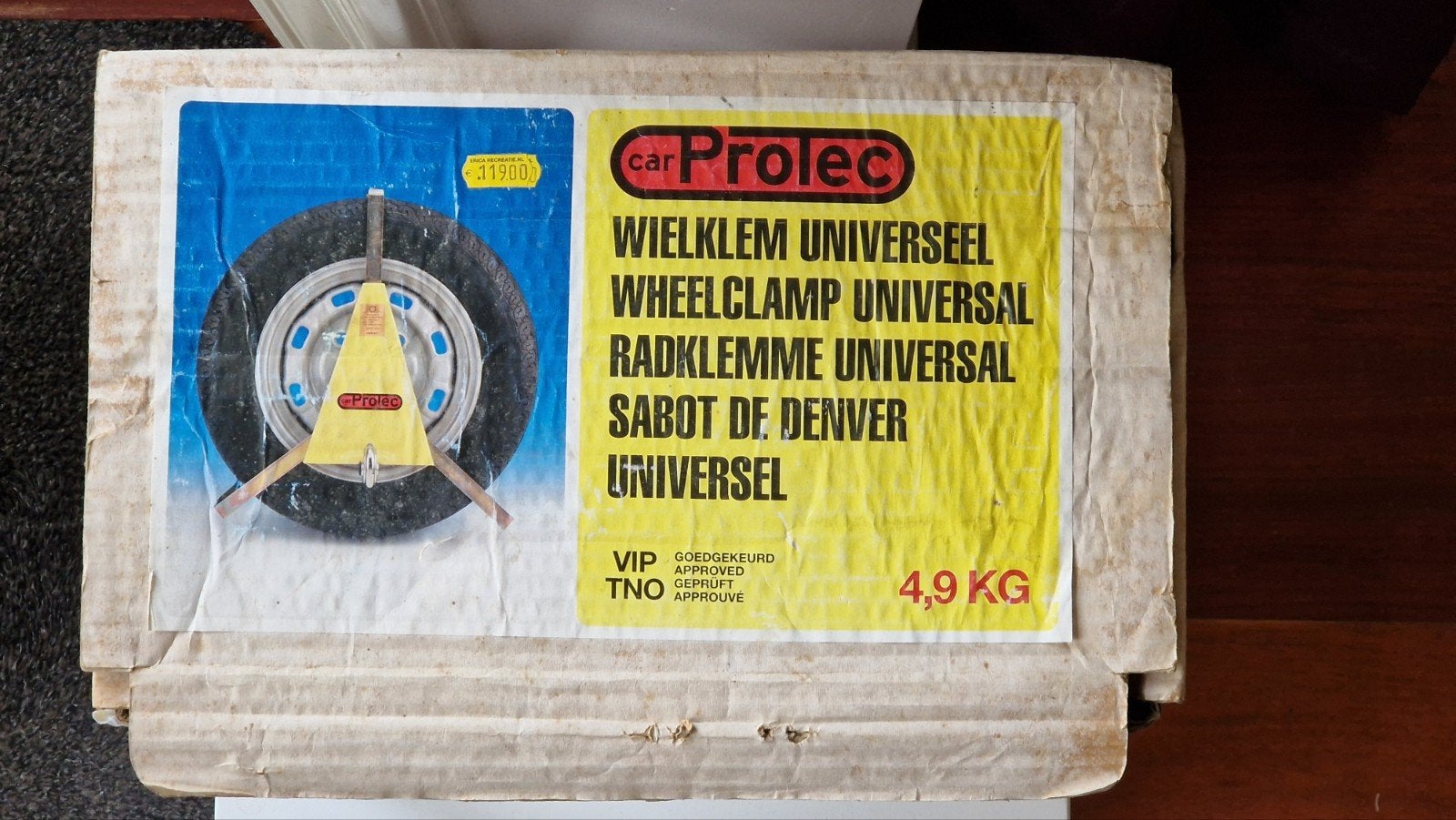 Car Protec Universeel Wielklem / Wielslot, Ophalen of Verzenden, Gebruikt