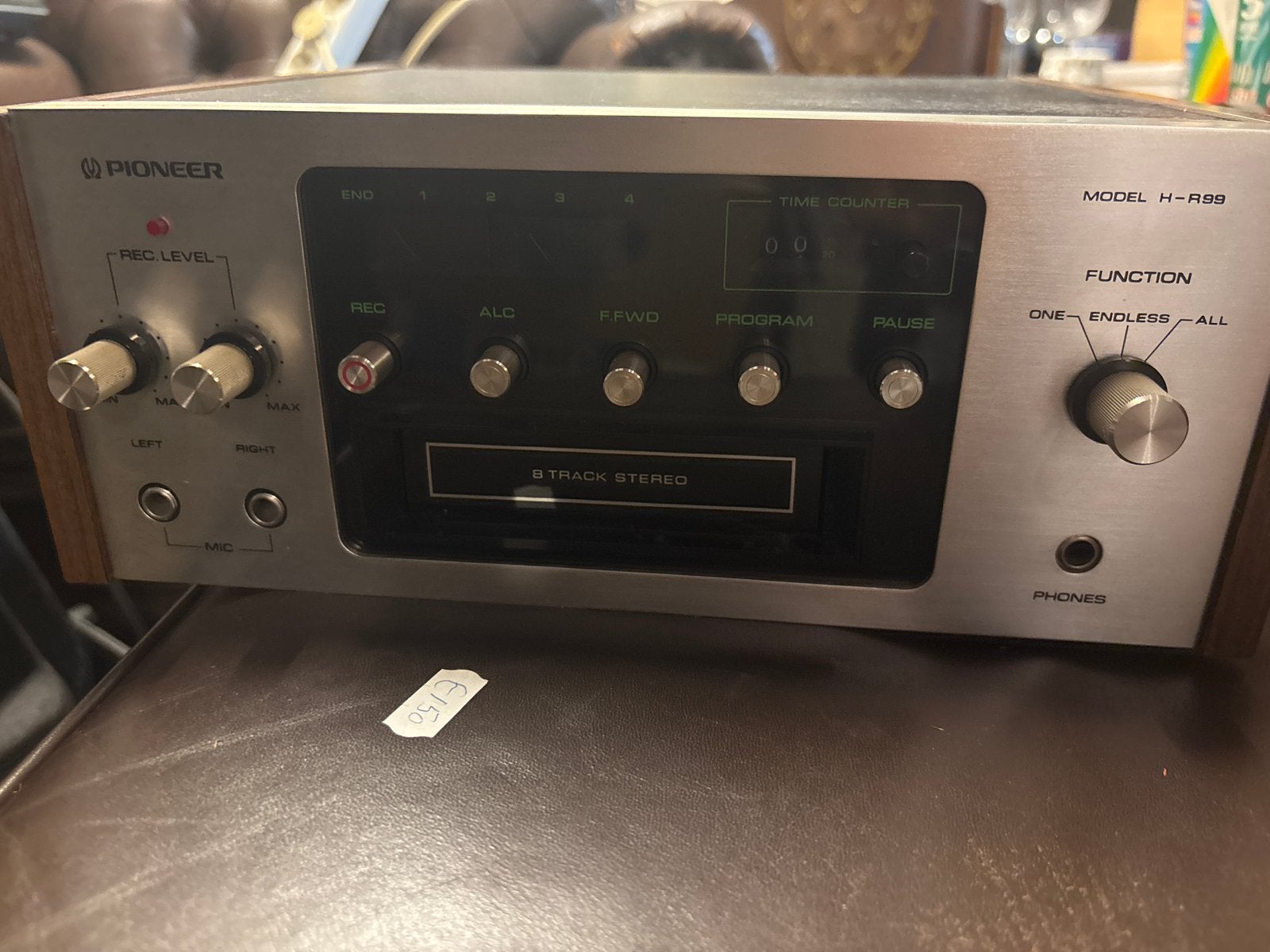 Pioneer H-R99 8-track recorder/speler, Ophalen of Verzenden, Bandrecorder