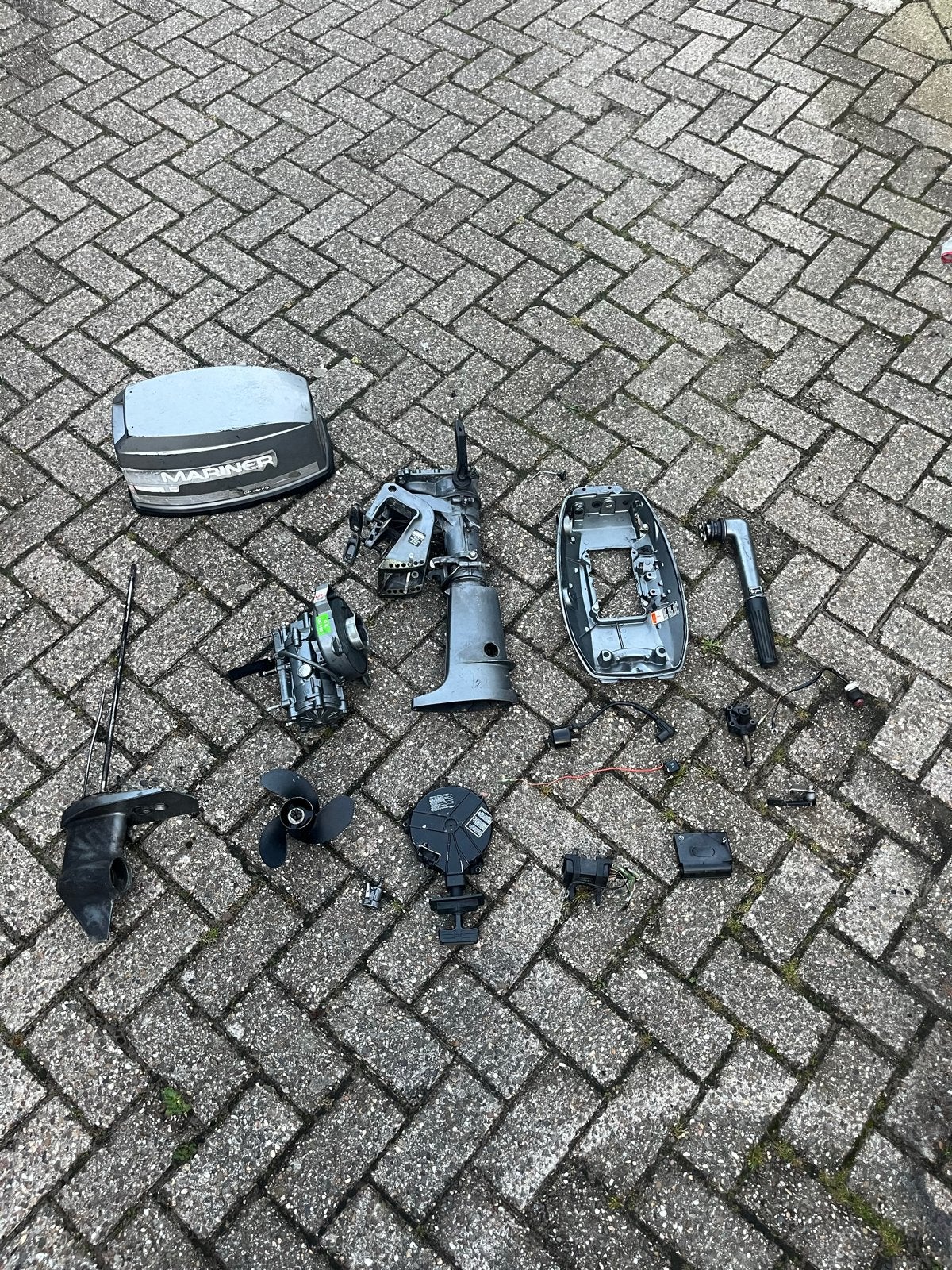 Mariner 5 PK Buitenboordmotor Onderdelen, Ophalen of Verzenden, Gebruikt, Motor en Techniek, Motorboot