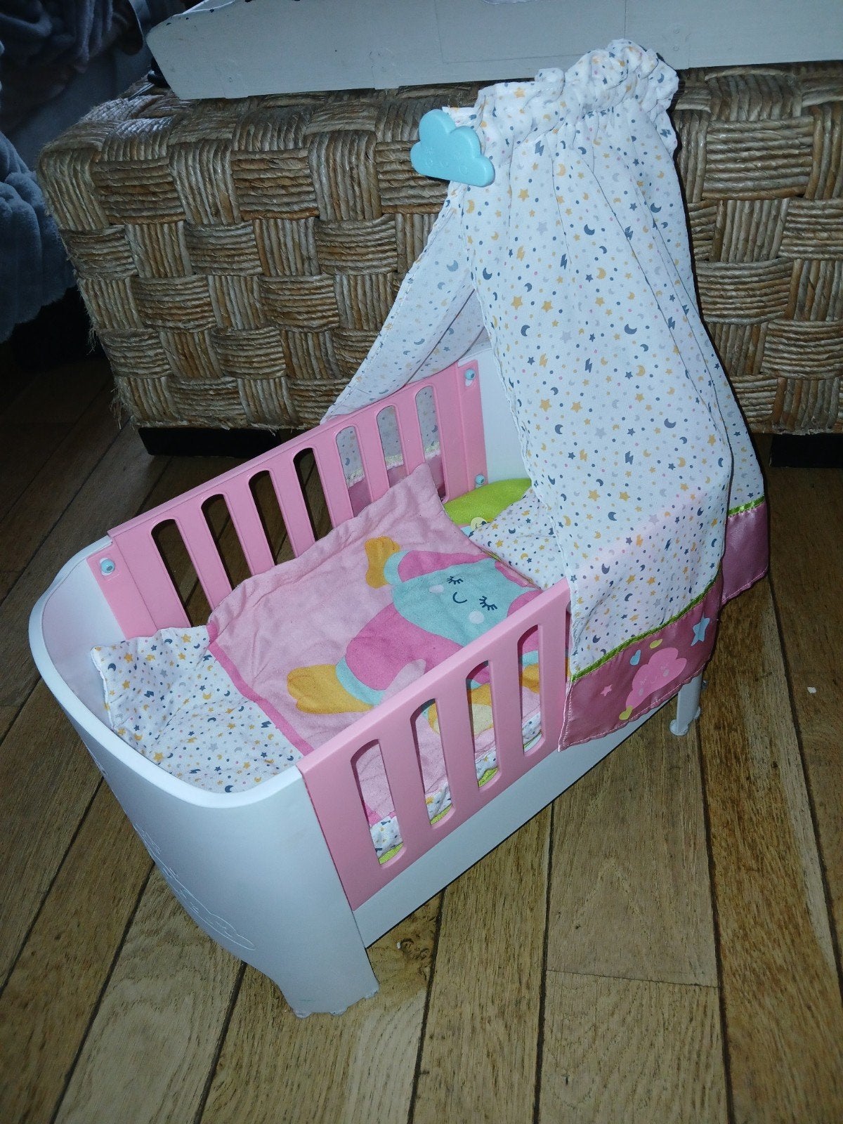 zgan Baby Born poppenbedje, Ophalen of Verzenden, Zo goed als nieuw, Babypop