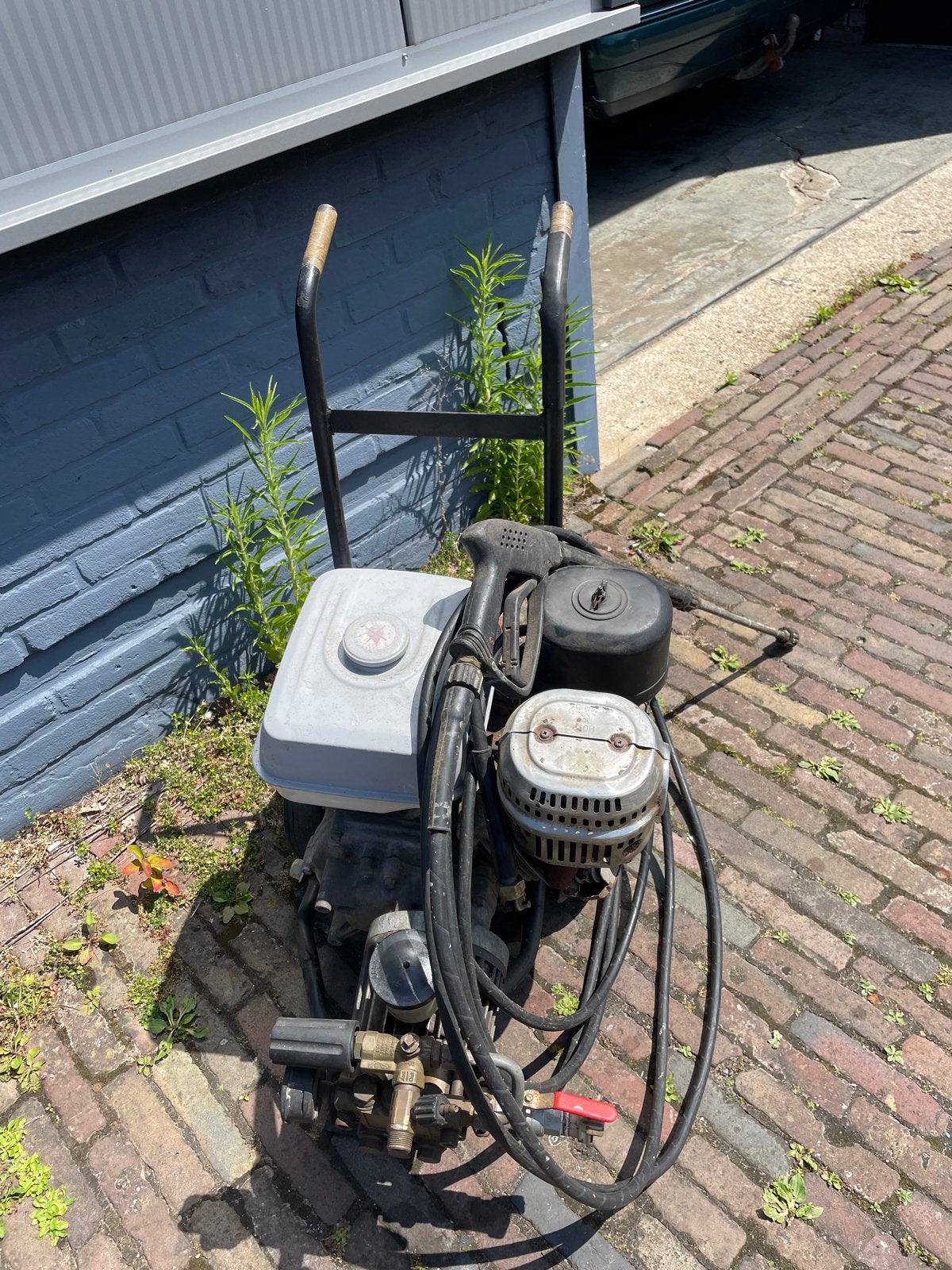 Gebruikte hogedrukreiniger op benzine, Ophalen of Verzenden, Gebruikt, Benzine