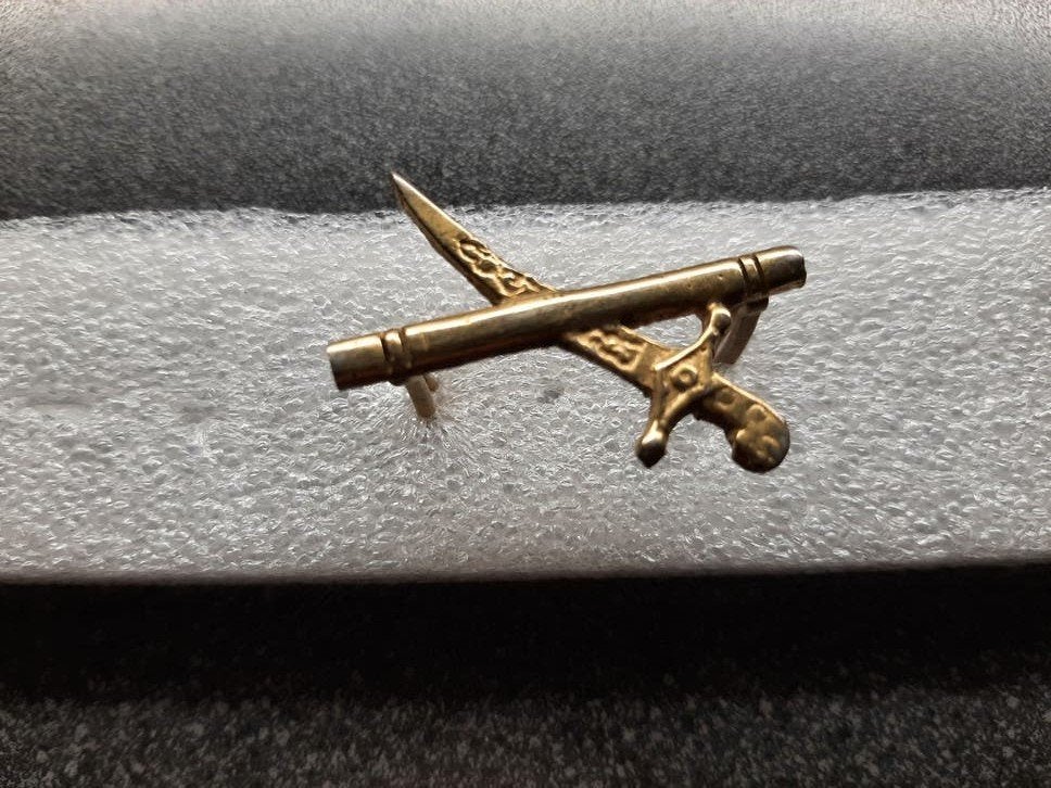 British Army  - General Officer,s Rank  Badge met buiglippen, Verzamelen, Ophalen of Verzenden, Landmacht, Engeland, Embleem of Badge
