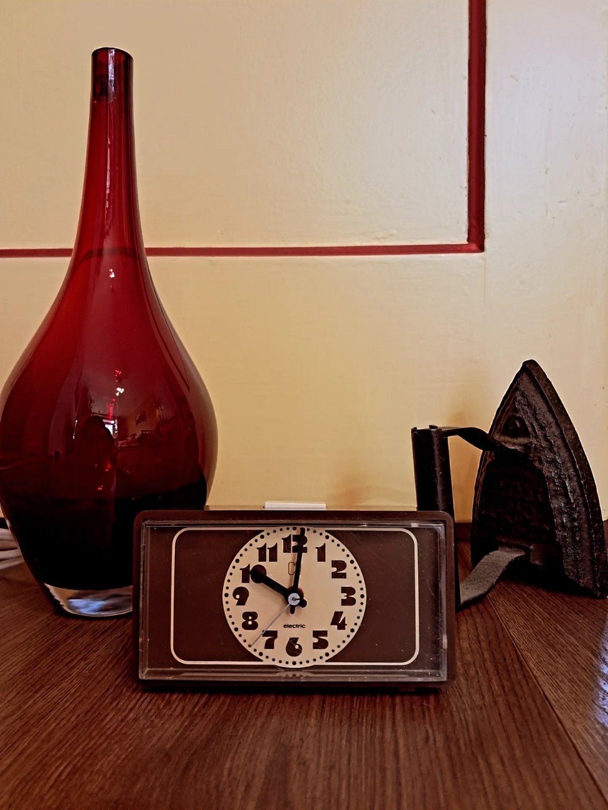 Vintage HEMA EK-123 wekker, Antiek en Kunst, Ophalen