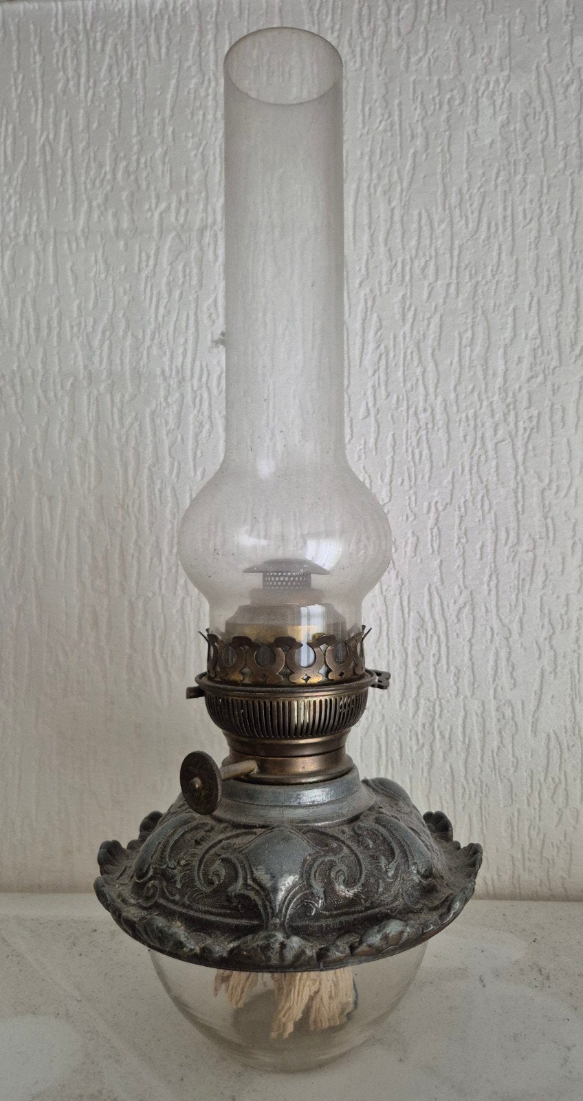 Olie lamp maar... heel bijzonder, Ophalen of Verzenden