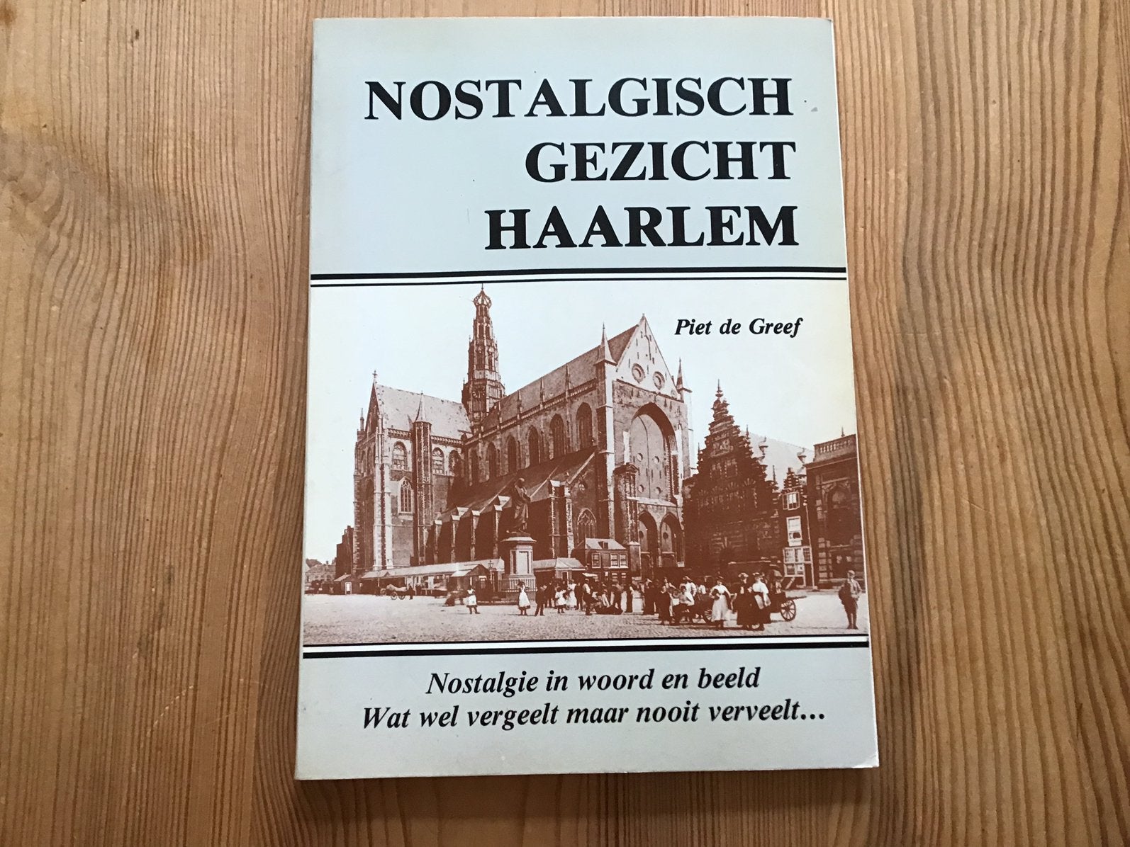 Nostalgisch gezicht Haarlem Piet de Greef, Ophalen of Verzenden, Gelezen