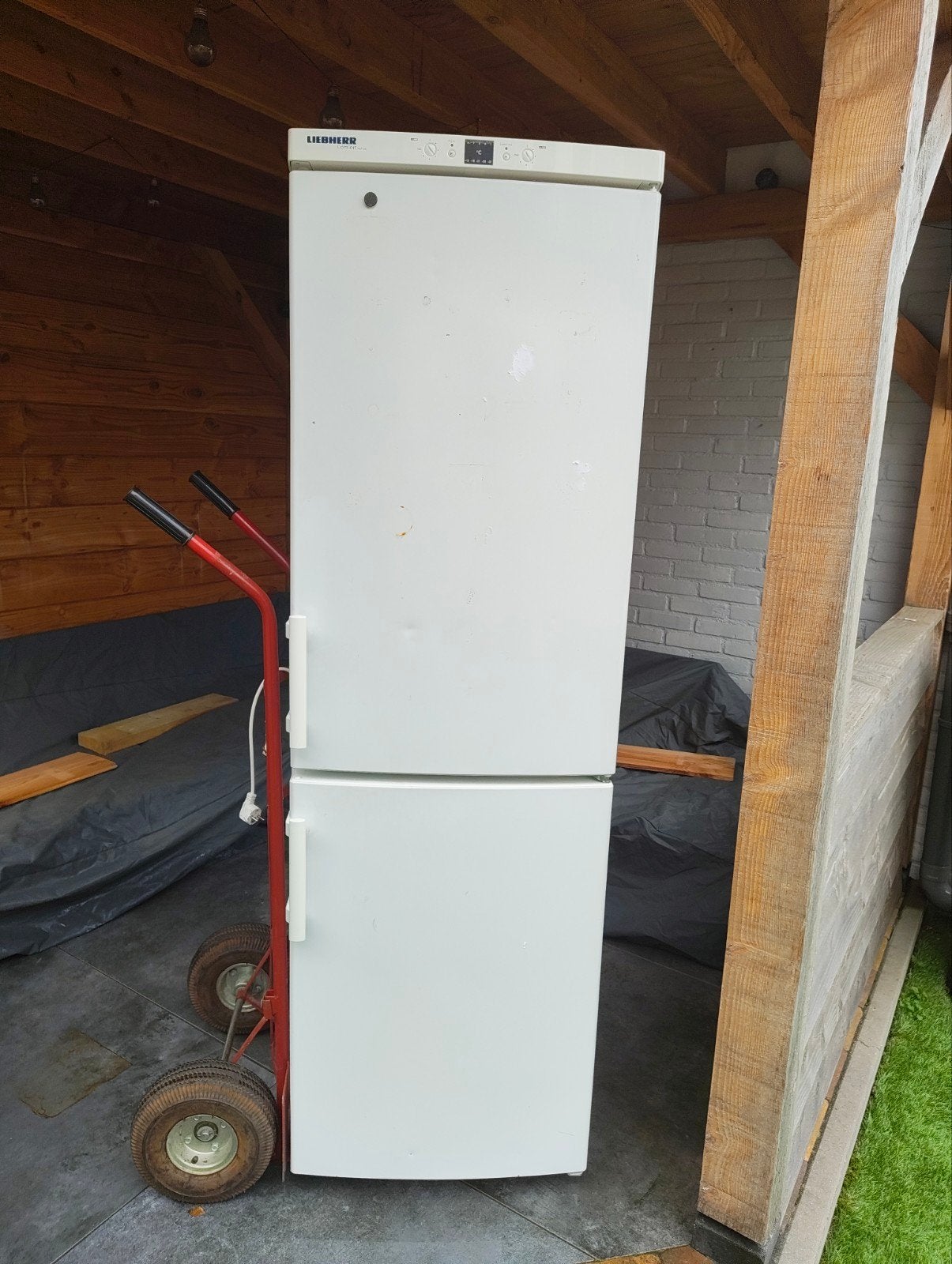 Liebherr koel-vriescombinatie, gebruikt, Witgoed en Apparatuur, Ophalen, Gebruikt, 200 liter of meer, 60 cm of meer