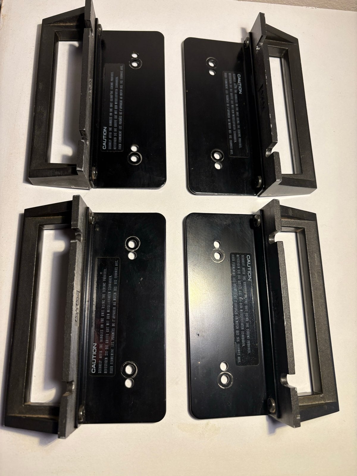 2 paar originele Akai 20 rack handles, Akai, Gebruikt, Akai, Ophalen of Verzenden