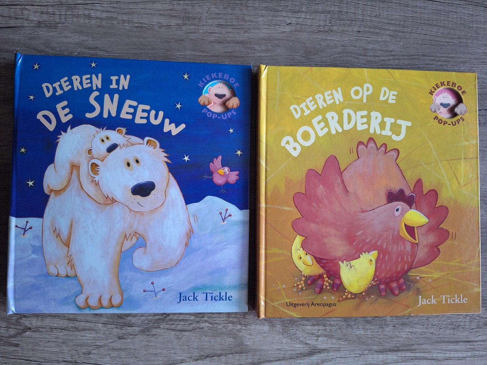 Dieren in de Sneeuw & Dieren op de Boerderij, Jack Tickle, Ophalen of Verzenden, Zo goed als nieuw, 2 tot 3 jaar