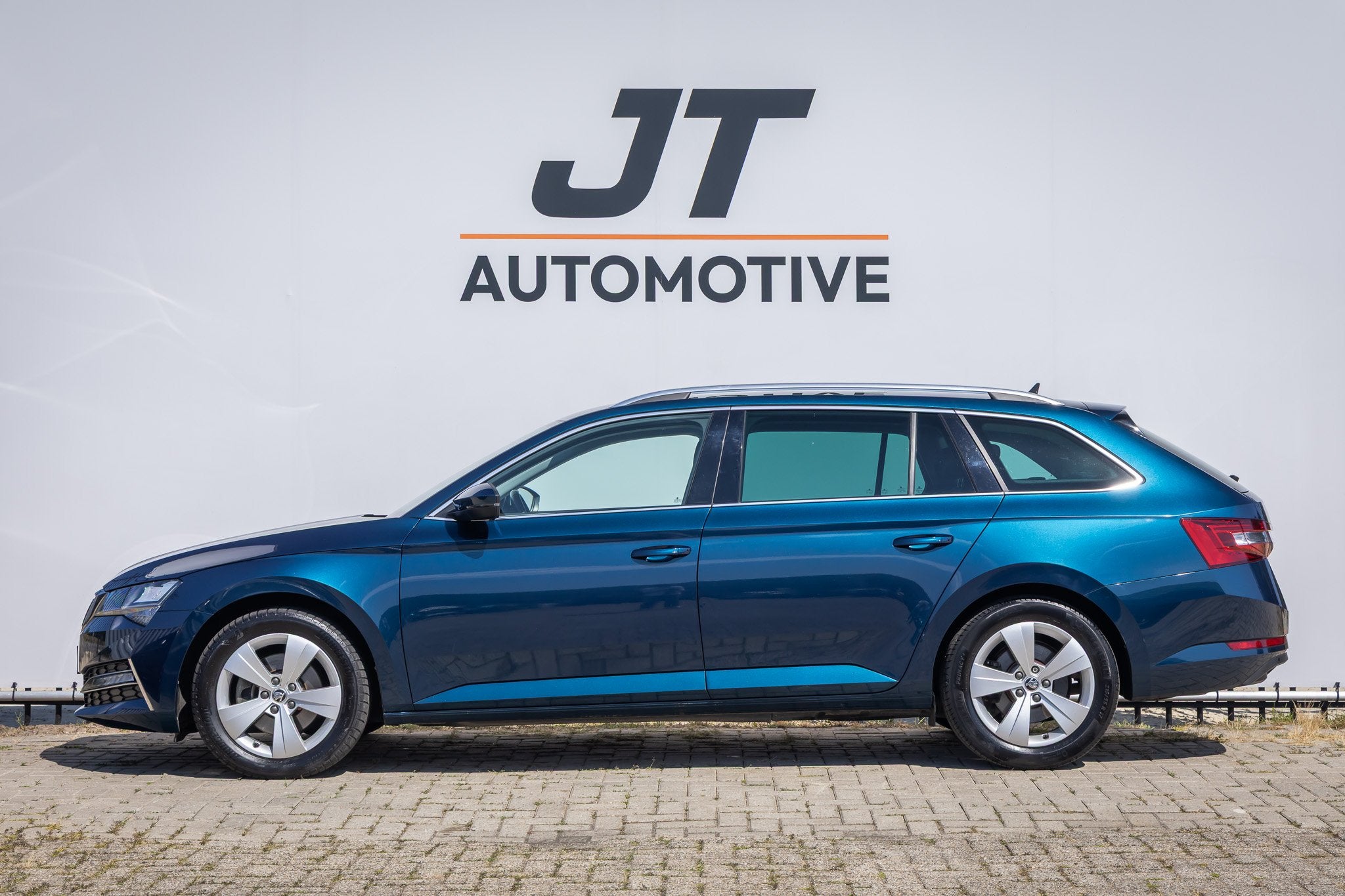 Skoda Superb 1.4 TSI iV BnsEdPlus Plug in Hyb klimaat contro, Auto's, Gebruikt, Euro 6, Blauw, Hybride Elektrisch/Benzine