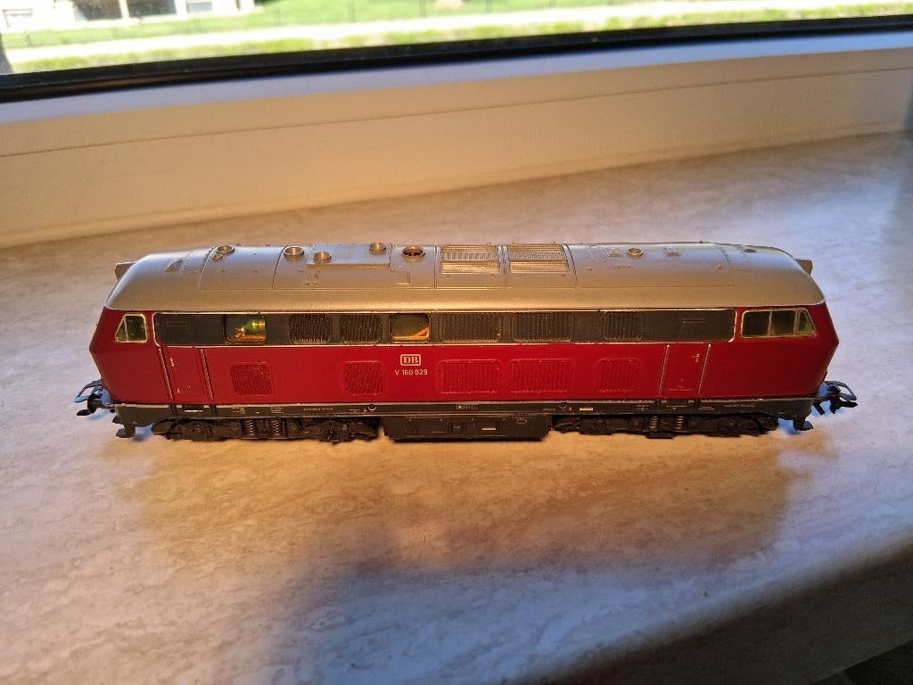Märklin 33743 DB V160 029  AC, Wisselstroom, Gebruikt, Locomotief, Verzenden