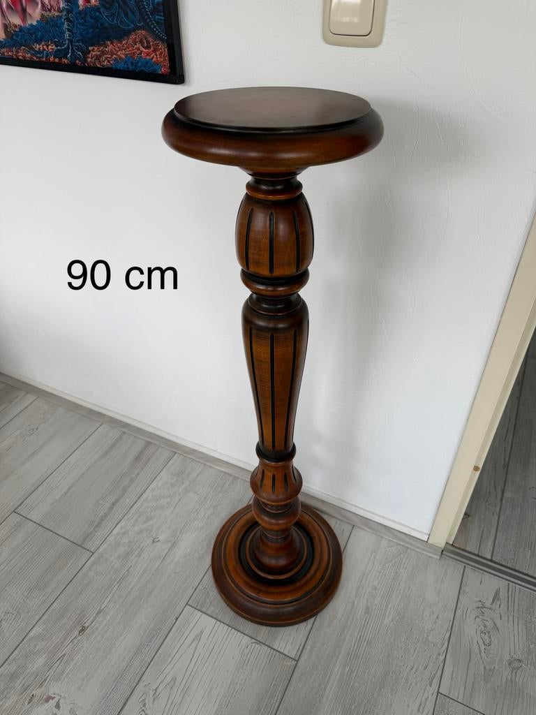 Vintage plantentafel / sokkel, Huis en Inrichting, Woonaccessoires | Zuilen en Pilaren, Ophalen of Verzenden, Zo goed als nieuw