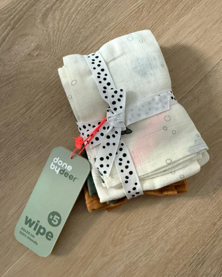 5x Done by Deer hydrofiele doeken 30x30 cm (Nieuw), Kinderen en Baby's, Babykleding | Mutsen, Sjaals en Wanten, Ophalen of Verzenden