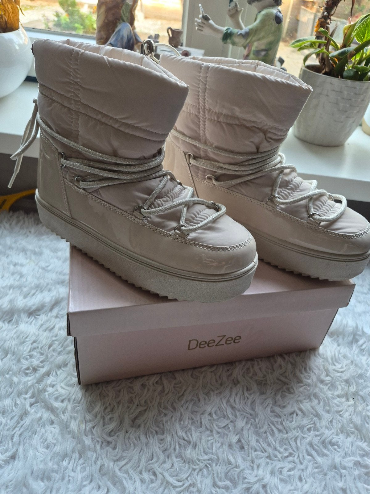 DeeZee Snowboots Beige Maat 39 - Nieuw in Doos, Beige, Snowboots, Nieuw, Ophalen of Verzenden