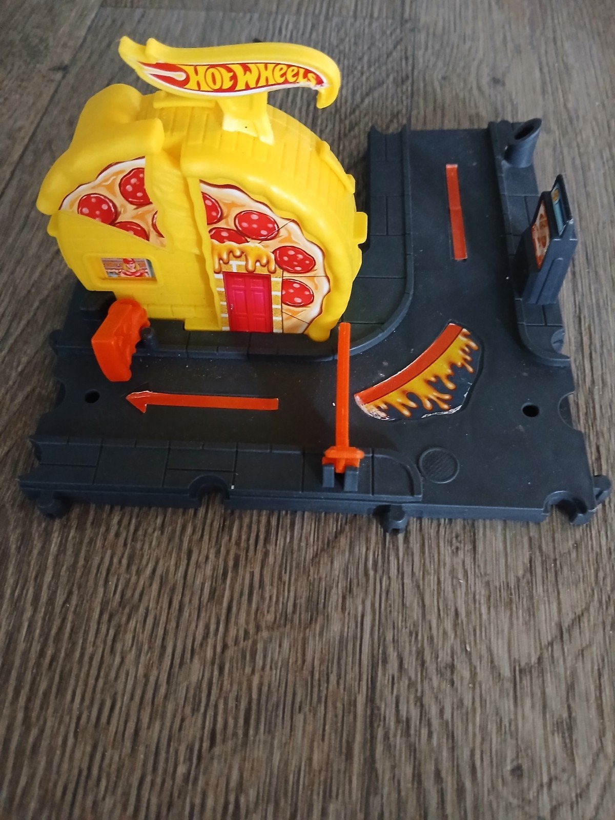 Hot Wheels Pizza Fabriek Speelset, Ophalen, Zo goed als nieuw