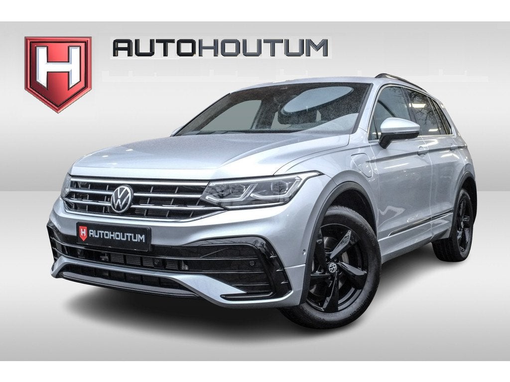 Volkswagen Tiguan 1.4 TSI eHybrid R-Line | SOH 100% | ACC |, 12 maanden, Zwart, 4 cilinders, Alcantara