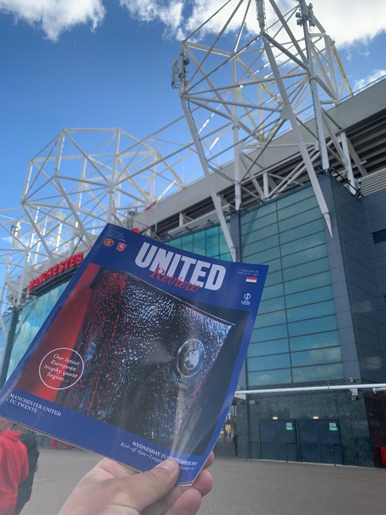 Boekje Manchester United-FC Twente, Ophalen, Nieuw, Shirt