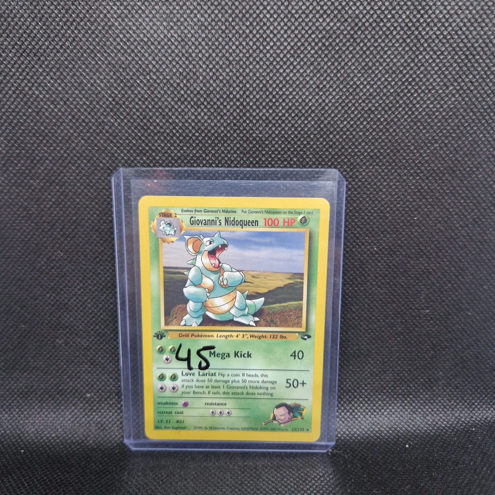 Giovannis Nidoqueen 1st Edition Gym, Ophalen of Verzenden, Zo goed als nieuw