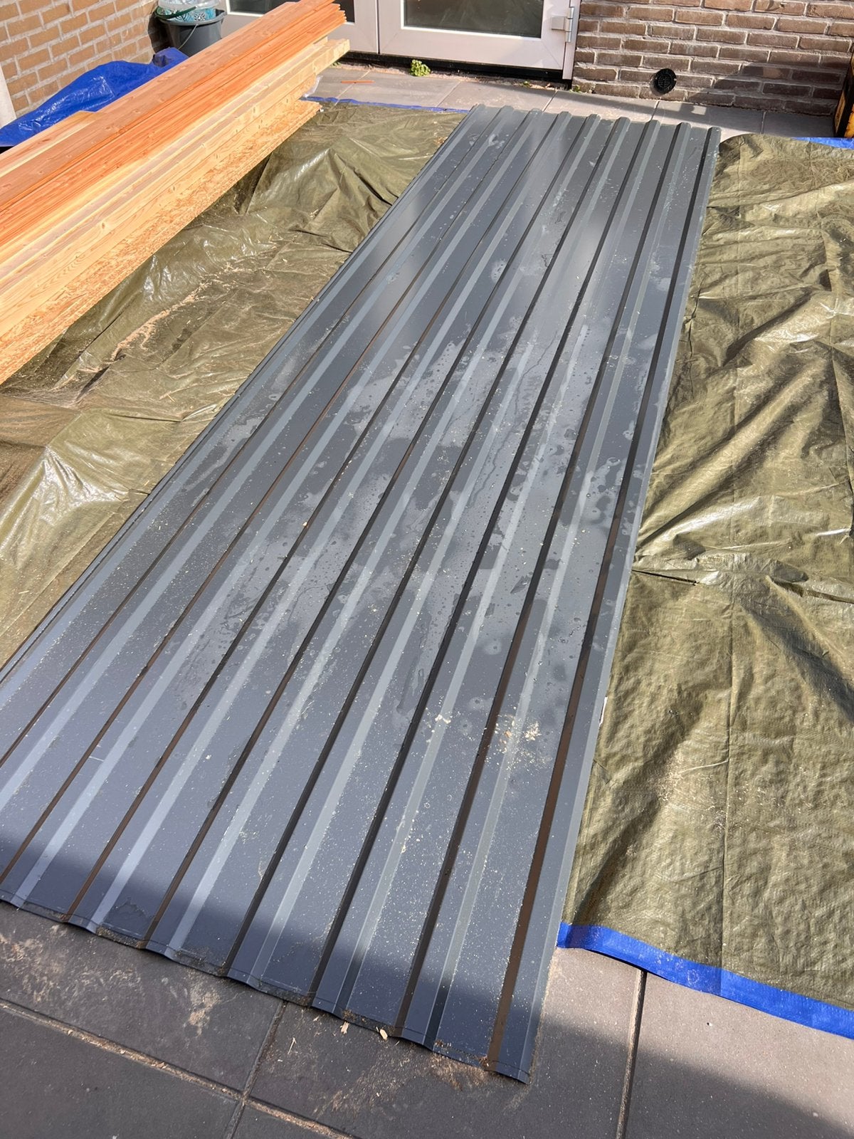 2 x Dak en wandbeplating NIEUW!, Overige kleuren, Nieuw, Minder dan 5 m², Metaal