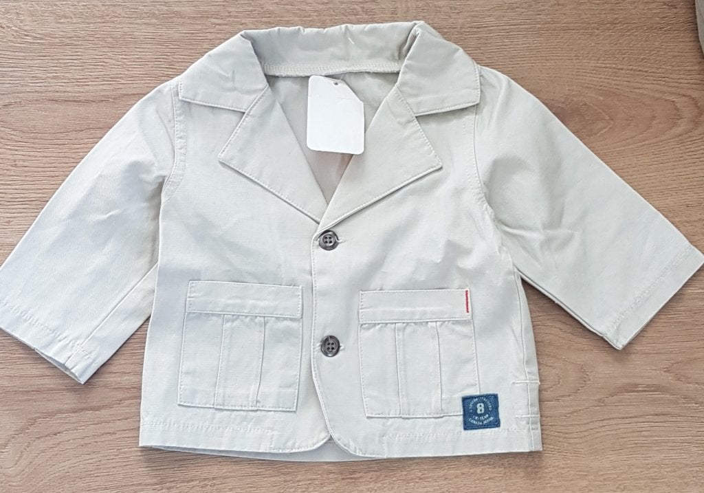 Beige jasje / blazer maat 80 NIEUW (0255), Kinderen en Baby's, Babykleding | Maat 80, Canada House, Nieuw, Ophalen of Verzenden
